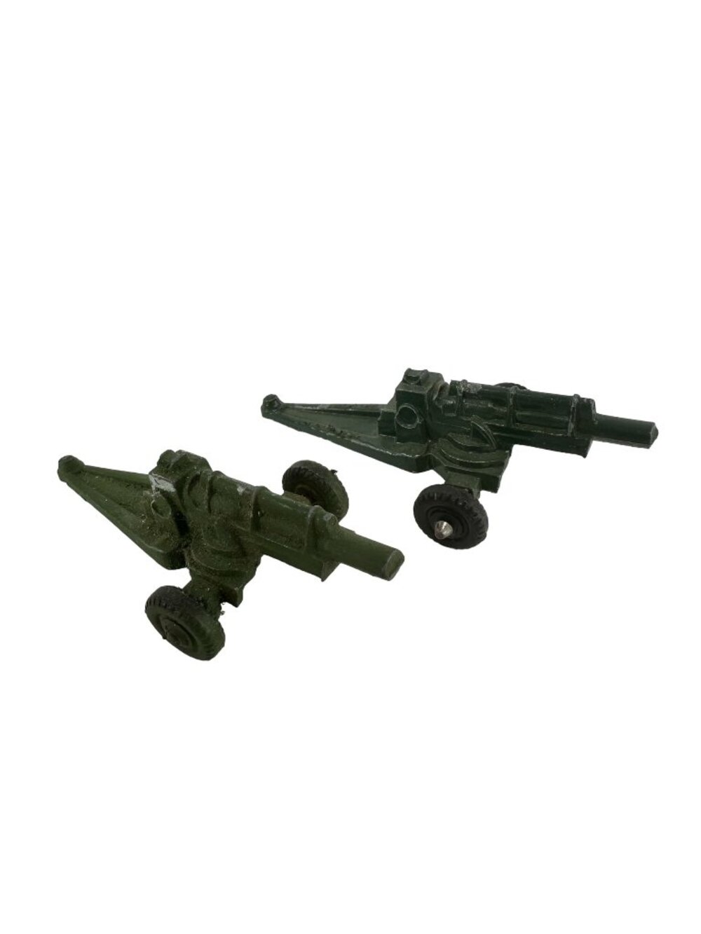 Midgetoy Lot of two Die Cast Gun Trailer Toy Models